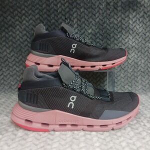 On Cloudnova Women's Running Sneakers Shoes Black Eclipse Rose 26.99179 Size 8.5